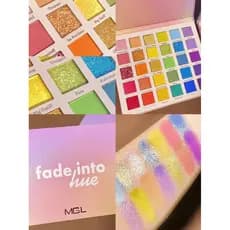 Dia das crianças dia das crianças desempenho de palco azul verde roxo lantejoulas paleta de sombra cosméticos maquiagem