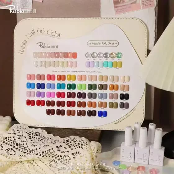Rabia Rabia Unha Polonês Cola Meow Nuvens 66 Cores Quatro Estações Cor Popular Dopamina Cor Manicure Loja Conjunto