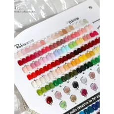 Caifeng Rubia 130 cores novo estilo unha polonês cola cor abertura cor sólida Manicure loja especial esmalte cola conjun