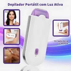 Depilador Laser Depilador A Laser Definitivo Depilador Elétrico Barbeador Feminino Recarregável