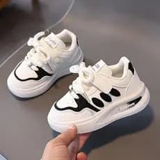 Tênis infantil Sapatos infantis casuais para meninos Moda tênis de corrida para meninas Leve e macio
