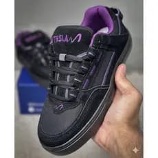 Tênis Tesla Coil Black Sk8 & Black Roxo