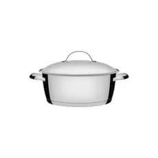 Caçarola Rasa Tramontina Allegra Aço Inox com Fundo Triplo 22 cm 3,3 L Panela
