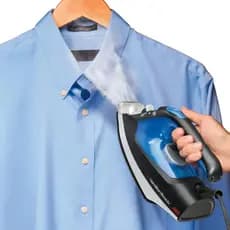 Vaporizador Ferro De Passar Hamilton Beach Vapor Vertical 2 Em 1 Com Vaporizador Azul E Preto 220V