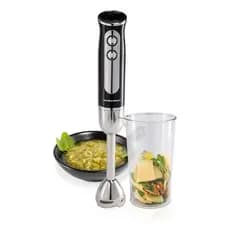 Processador De Mão Mixer Hamilton Beach® Portátil Black Inox 800w Ergonômico Para Cozinhar Shakes Multiuso 8 Velocidades