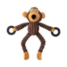 Brinquedo pet Pelúcia Macaco Mordedor Pet Anti-Estresse Para Cães Resistente