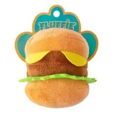 Brinquedo Para Cachorro Hambúrguer Pelúcia Macia Poliéster Fluffie