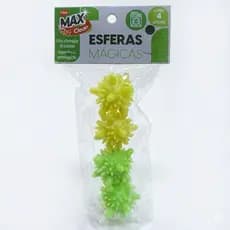 Kit 4 Bolinhas Esferas Mágicas De Lavar Roupas Na Máquina Evita Bolinha Intensifica Centrifugação Max Clean