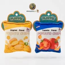 Brinquedo Pet de Pelúcia para Cães e Gatos - Chips Pet Mordedor Divertido