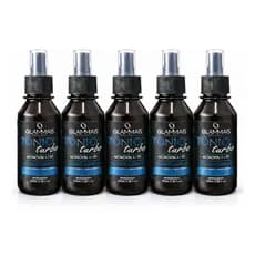 5 Tônico Capilar Turbo 100ml Crescimento Acelerado Barba Cabelo e Bigode Antiqueda Fortalecimento Glammais Professional