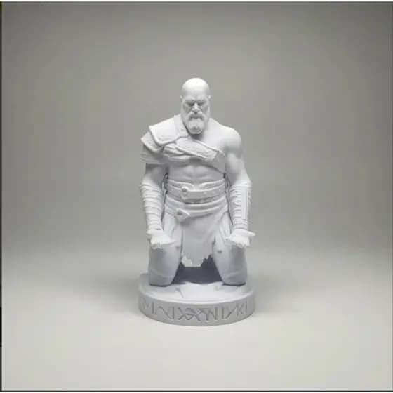Suporte Para Controle Dualsense Kratos Gow Playstation 5 Branco