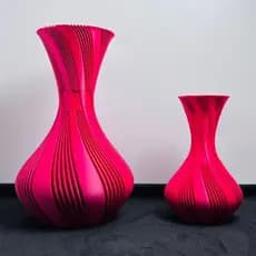 Kit 2 Vasos Decorativos Modernos 3D Vazado Para Sala Quarto Escritório  Descrição
