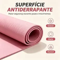 Tapete De Yoga E Pilates Xpe 10mm Antiderrapante, 180x60cm Com Alta Densidade Para Academia E Casa