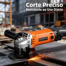 Esmerilhadeira 650W Profissional 11000rpm, Alta Potência Para Corte, Desbaste E Uso Geral