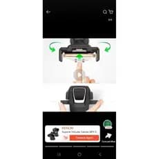 🚗 Suporte Veicular para Celular com Ventosa | Suporte GPS Carro Painel Anti Queda