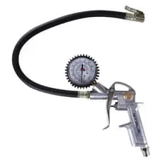 Calibrador De Pneus Stels 1/4 Npt Com Manometro 220 Psi Gris