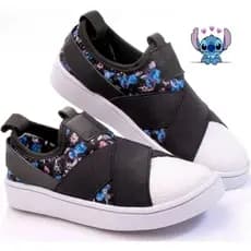 Tênis Calce Fácil Unisex Pesonagem Stitch Menino Menina