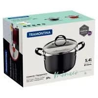 Espagueteira para massas Tramontina Grande Antiaderente com Tampa 22 cm 5,4 L