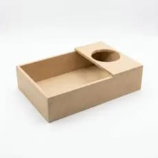 Bandeja MDF Multiuso Decorativa Para Presente Suporte Mini Vinho