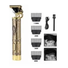 Máquina de Cortar Cabelo Profissional Sem Fio Recarregável Aparador Barbeador Acabamento Pezinho Barbeiro