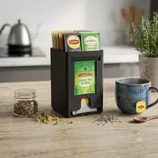 Organizador Dispenser De Chás Porta Sachê Suporte Modular Empilhável Cantinho Do Café