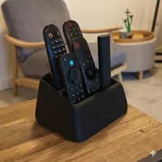 suporte Porta Organizador de controle remoto Universal Celular multiuso Decorativo 3 Divisórias