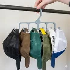 Suporte Cabide Organizador Pendurar Bonés Cintos Chapéus Multiuso