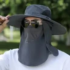 Chapéu de sol masculino feminino verão ao ar livre pesca chapéu de sol respirável de secagem rápida chapéu de sol capa r