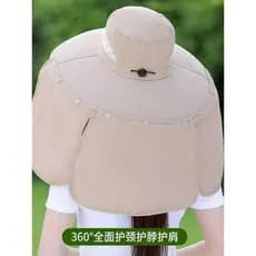 Chapéu de sol verão chapéu de sol ao ar livre balde de pesca chapéu Anti-ultravioleta respirável dobrável All-Round chap