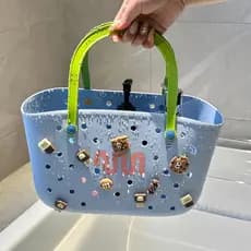 Cesta de banho portátil saco de buraco do banheiro dopamina cesta de lavagem banho natação pavilhão Fitness mão-transpor