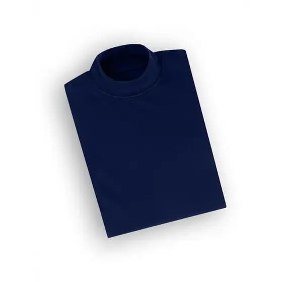Outono inverno pai masculino de meia-idade camiseta de fundo camisa de manga comprida de malha cor sólida em torno do pe