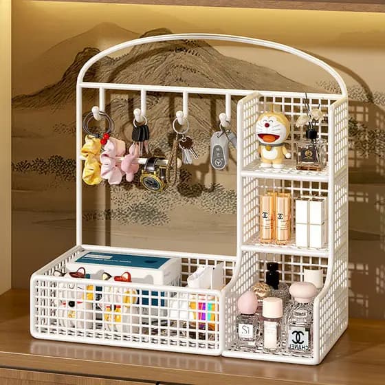 Prateleira de chave de entrada de entrada, Desktop, pequenos artigos diversos, ferramenta útil, óculos domésticos, armaz