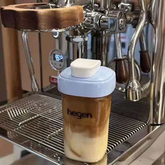 Herança mamadeira como xícara de café!Tampa de modificação de mamadeira Hegen para bebê, mãe, trabalho direto, acessório