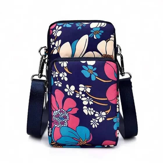 Mensageiro saco do telefone móvel feminino Mini pequena bolsa de moedas tela grande correndo esportes saco de pulso Halt