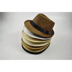 Versão coreana chapéu masculino verão britânico feminino chapéu de palha chapéu superior Jazz chapéu casal chapéu de pra