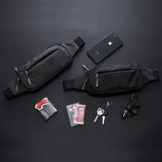 Correndo saco de cintura do telefone móvel saco de esportes das mulheres dos homens multifuncional equipamentos ao ar li