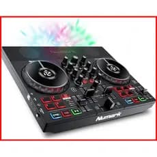 JapanNumark DJ Controller with Built-in Speaker DJ Equipment Serato DJ Lite Included Streaming LED Light