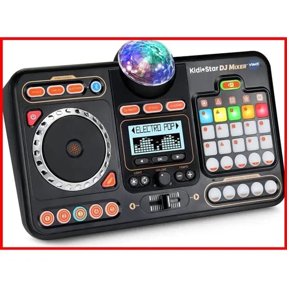 JapanVTech KidiStar DJ Mixer Black