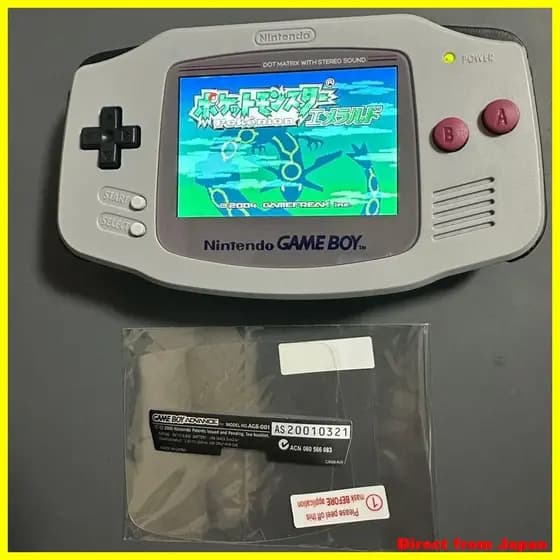 Direct from JapanGame Boy Advance IPS V7 Custom LCD with Built-in Battery + Amplifier
