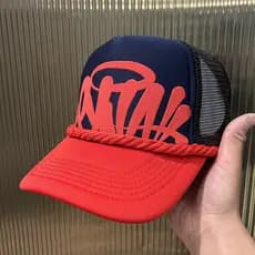 Hip Hop Rap Casual carta contraste cor boné de beisebol Unisex verão malha protetor solar boné de pico All-Match tendênc