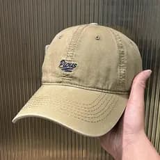 Estilo coreano estilo Preppy simples carta pioso boné masculino feminino Casual All-Match mostrando rosto pequeno boné d