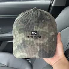 Camuflagem americana de secagem rápida esportes de aba curta único boné tático masculino Retro ferramentas Casual ao ar