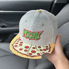 Europeu americano novo estilo bordado dos desenhos animados chapéu de aba plana das mulheres dos homens hip-hop chapéu d