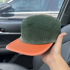 Americano Retro angustiado lavado boné de pico feminino aba plana macio topo contraste cor Hip Hop rua Wear skate boné d