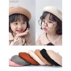 A versão está fora de estoque lã crianças outono inverno pintor chapéu menina boina chapéu 2025 novo estilo foi em forma