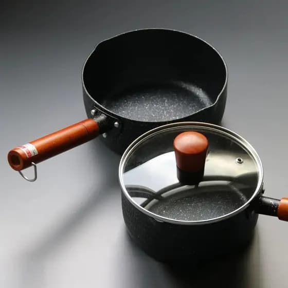 Panela de neve japonesa Panela de macarrão instantâneo Panela de macarrão de aço inoxidável Panela antiaderente doméstic