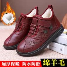 Inverno velho pequim sapatos de pano feminino idosos sapatos de algodão sola macia antiderrapante avó sapatos novo estil