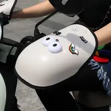 Veículo elétrico protetor solar luvas verão bateria bicicleta novo estilo respirável alça capa pára-sol guiador