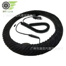 Vendas diretas da fábrica capa de volante de aquecimento de carro 12V tira de desenho flanela capa de volante capa de aq