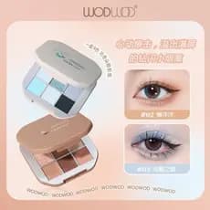 WODWOD Paleta de sombras Macchiato de cores deslumbrantes fosco perolado fino piscando delicado não voador rosa sombra d